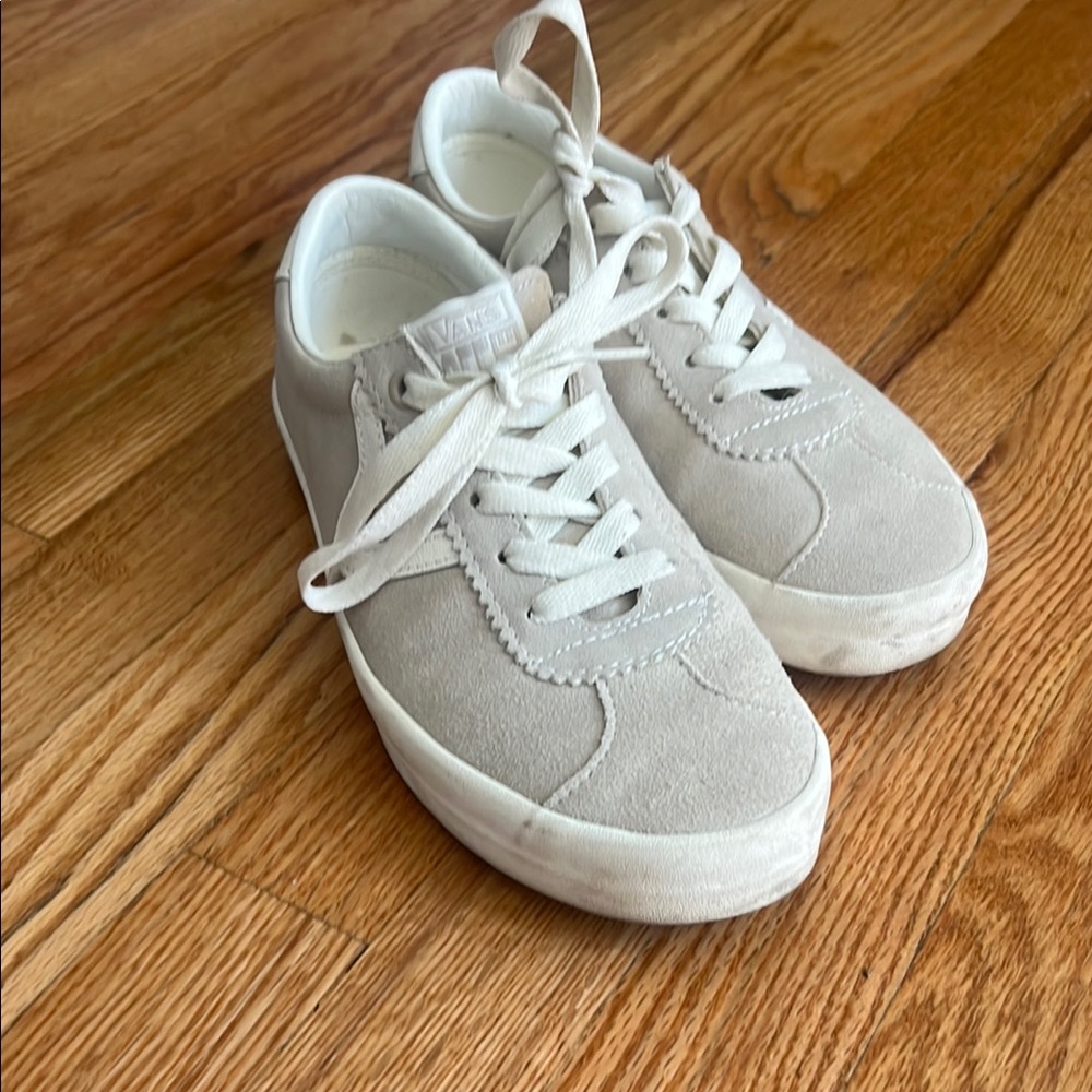 Vans Classic White Lace-Up Sneakers